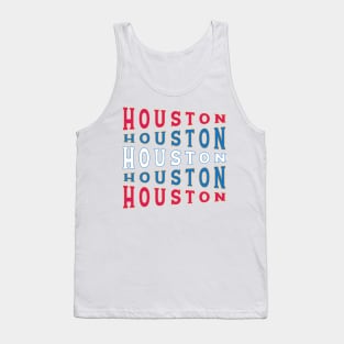 TEXT ART USA HOUSTON Tank Top